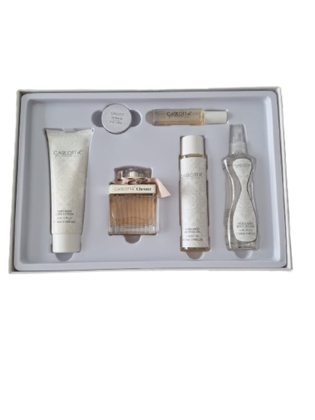 Women's Luxury 6 Piece Perfume Gift Set-Carlotta Chrome