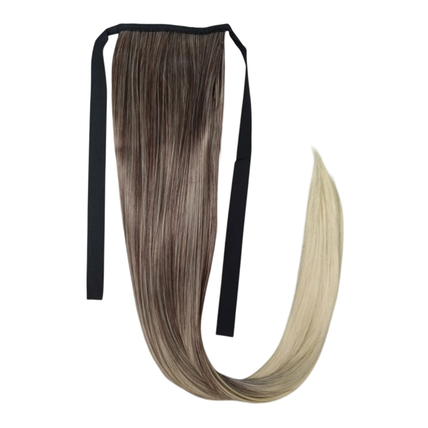 Tie-On Ponytail 55cm with Ribbons and Clip