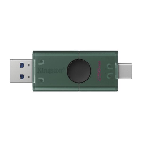 Kingston DataTraveler Duo 256GB USB Flash Drive | USB Type-A and USB Type-C