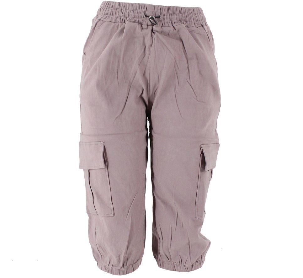 Purple & Prose Lilac Three Quarter Cargo Pants Buy Online in South