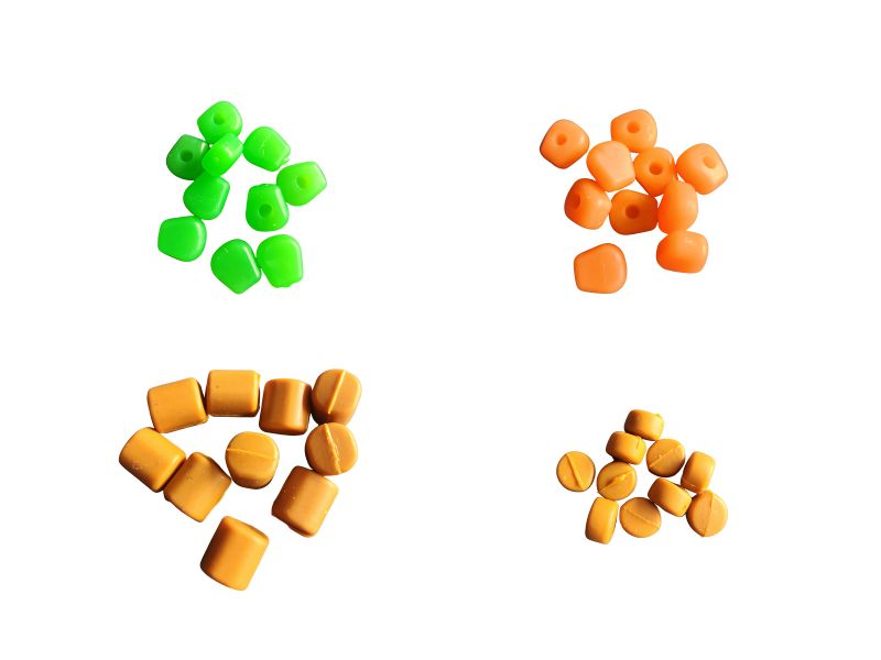 Combo 3 - Artificial Bait - Corn Orange + Green + Pellet 6 mm 10 mm