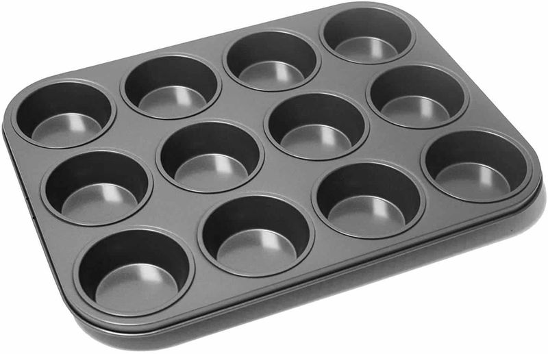 Furas 12 Hole Non-Stick Muffin, Cupcake Or Scone Tray