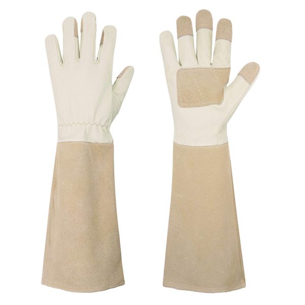 Rose Pruning Gloves - Thorn Proof Breathable Gauntlet for Men Women