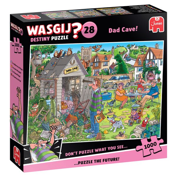 Jumbo Wasgij Destiny 28 - Dad Cave! Puzzle - 1000 Pieces