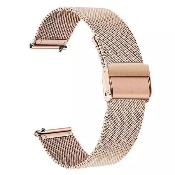 Stainless Steel 06 Wire Mesh Chain Metal Watch Band P Gold