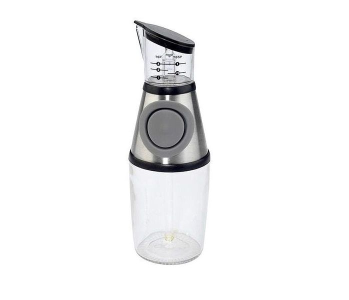 Oil &amp; Vinegar Dispenser. Press &amp; Measure