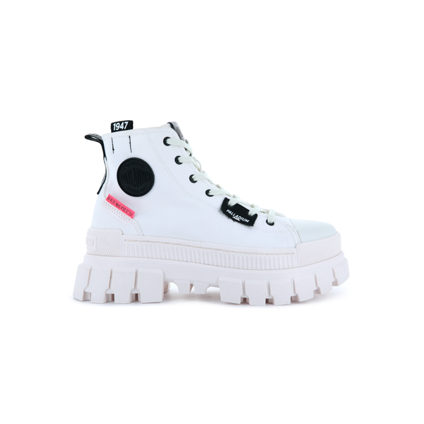 Palladium Hi Tops Ladies - Revolt Hi TX - White