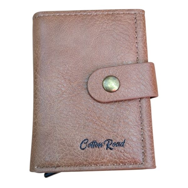 Gift Emporium Cotton Road PU Leather Pop-Up Card Wallet with Coin Pouch |