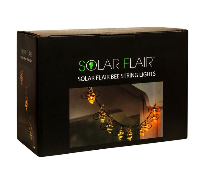 Solar Flair Bee String Lights