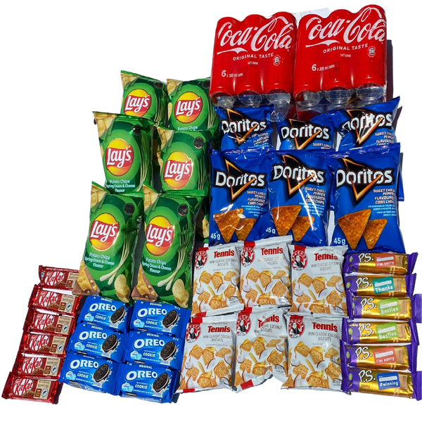 Coca cola Lunch Box Snack Hamper Combo - 48 Items
