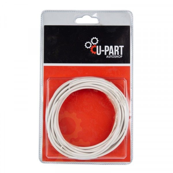 Bulk Pack 2 x U-Part Electric Wire - 2.5mm x 5 Meter (White)