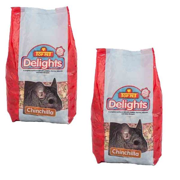 Chinchilla Food Delights 1Kg X 2 Bag Deal