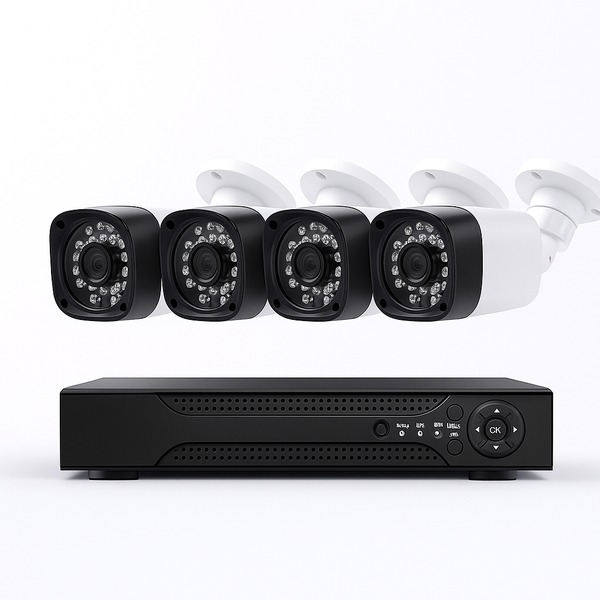 4 Channel CCTV Kit - 1080P, P2P, Easy Remote Viewing