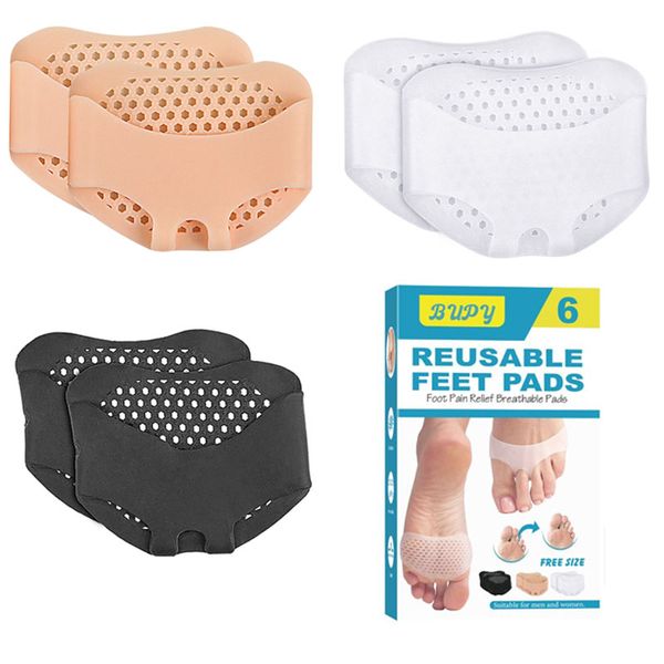3-Hole Toe Separator, Breathable Massage Silicone Anti-Slip Foot Covers