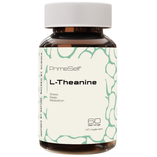 PrimeSelf L-Theanine Calm Focus &amp; Stress Support - 60 Servings
