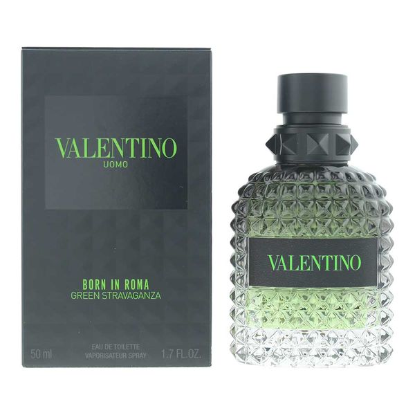 Valentino Uomo Born In Roma Green Stravaganza EDT 50ml (Parallel Import)