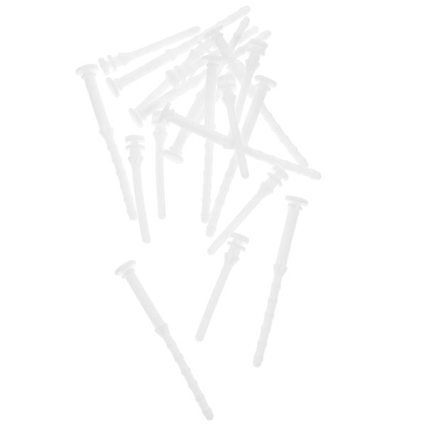 PC Fan Screws And Shock Absorption Pins, White Rubber Anti-Vibration Mount