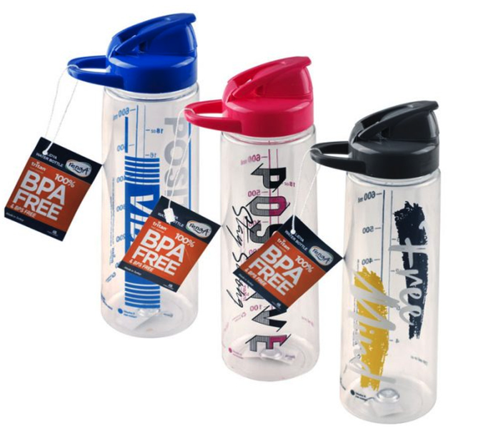 Tritan Water Bottle 730ml Assorted Colours