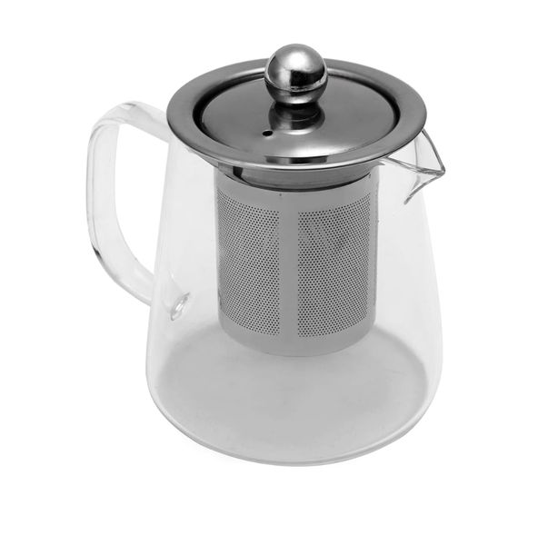 Borosilicate Glass Teapot 550ml with Stainless Steel Infuser