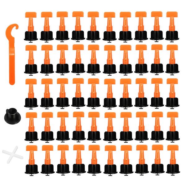 50 Piece Plastic Ceramic Tile Leveler Tools - Tile Spacers