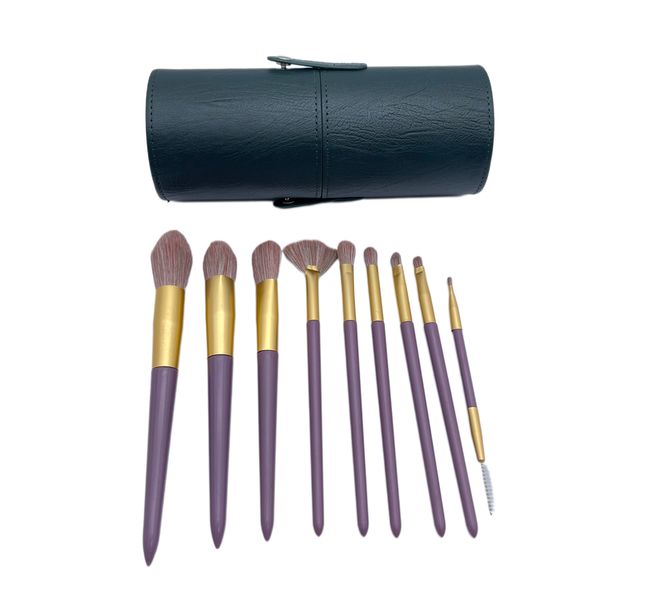 Series Cosmetic Brush Set 9 Pieces Makeup Brush Set with Makeup Barrel