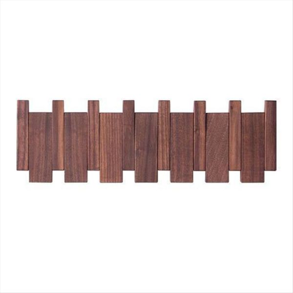 Wall-Mounted Coat Hanger Solid Wood Clothes Hook Door Hanger Coat Rack Home