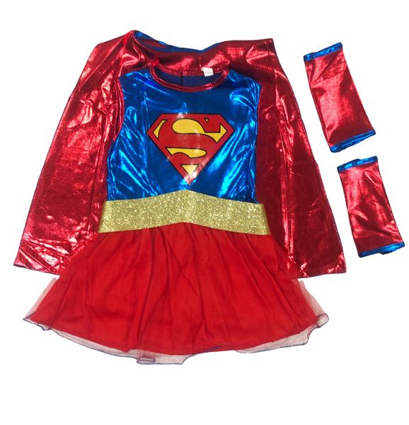 Super Hero Dress Up Costume - Supergirl Inspired