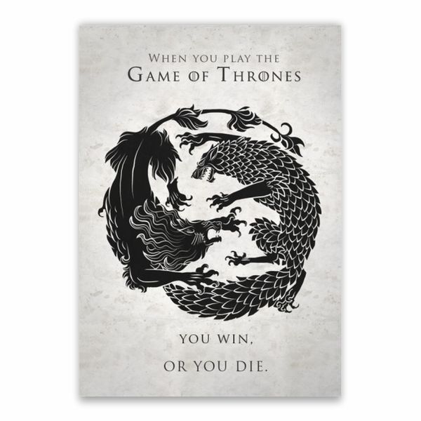 Game Of Thrones Win Or Die Poster - A1