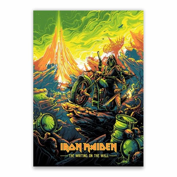 Iron Maiden The Writing On The Wall Poster - A1