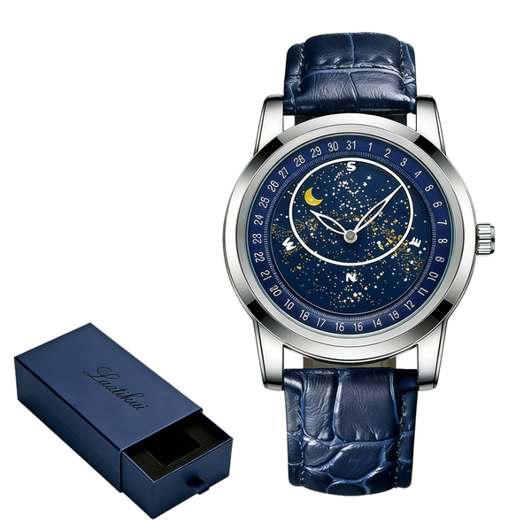 Men's Rotating Starburst Automatic Watch Luminous Waterproof Mechanical