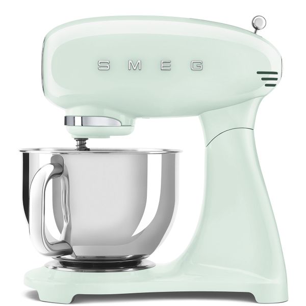 Smeg Retro Kitchen Machine Pastel Green 800W - 10 Speed SMF03PGSA