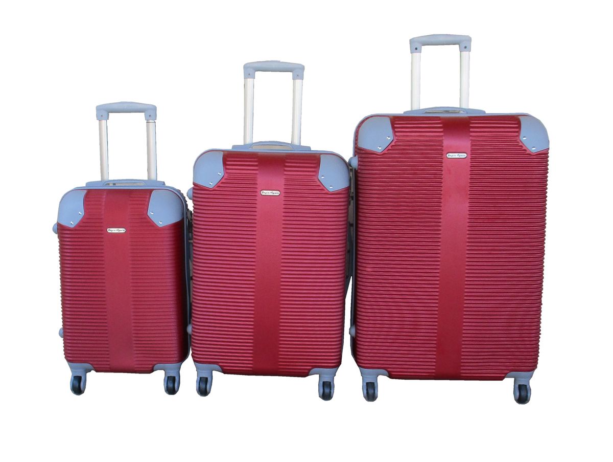 お得！激安B-UP3セット Begin Again 3-Piece ABS Luggage Set - Durable Hardshell, Spinner