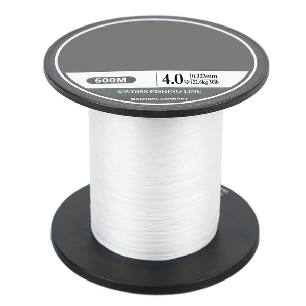 500m 8-Strand PE Braided Line (4.0 White)