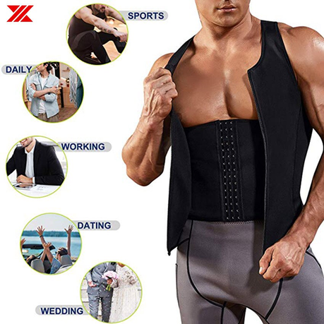 Compression Body Sculpting Underwear Vest with Hook and Zipper for Men, Shop Today. Get it Tomorrow!