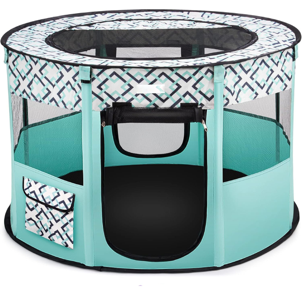 Dog Cat Playpen Pop Up Kennel Tent Durable Waterproof for Indoor Outdoors