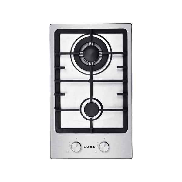 LUXE SS-30/30cm Two Burner Stainless Steel with Auto Ignition
