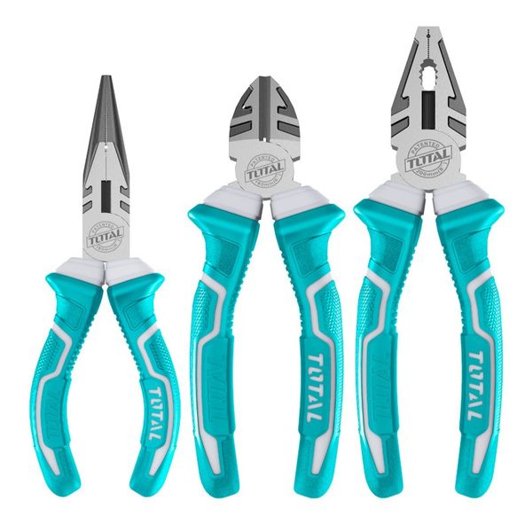 Total Tools 3 Piece Plier Set