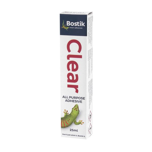 Bostik - Adhesive - Box - Clear - 25ml - 3 Pack