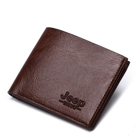 Men's Short Horizontal Soft Business Wallet Image