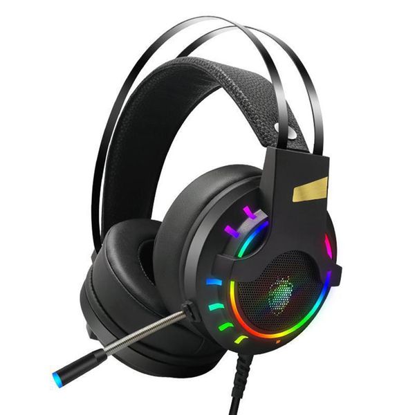 K3 Gaming 7.1 Stereo Bass PC Wired Channel RGB with Headset Mic