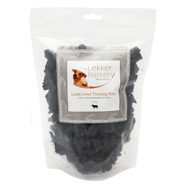 Lekker Barkery Lamb Liver Training Bites Value Pack 490g