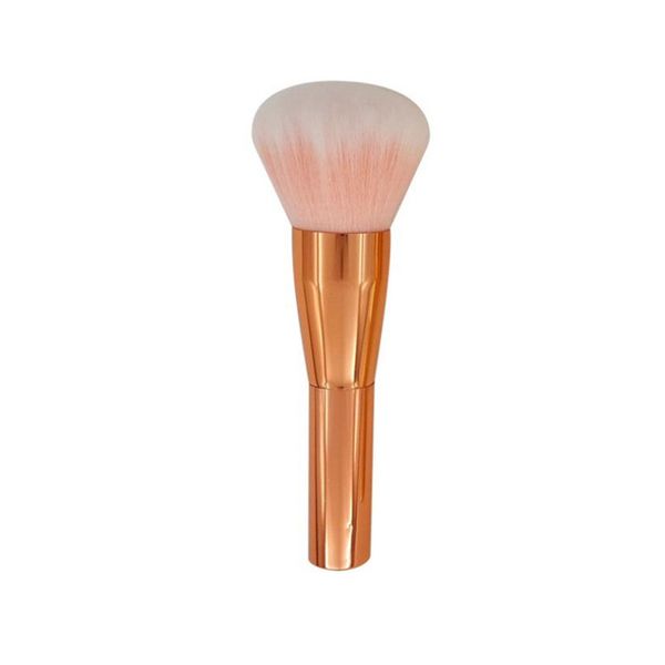 Gold Luxurious Powder Blush And Foundation Makeup Brush
