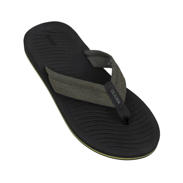 Olaian Men's Khaki 500 Flip Flops