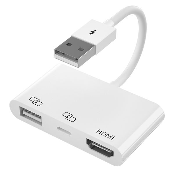Lightning to Digital AV Adapter USB OTG Card Reader Adapter