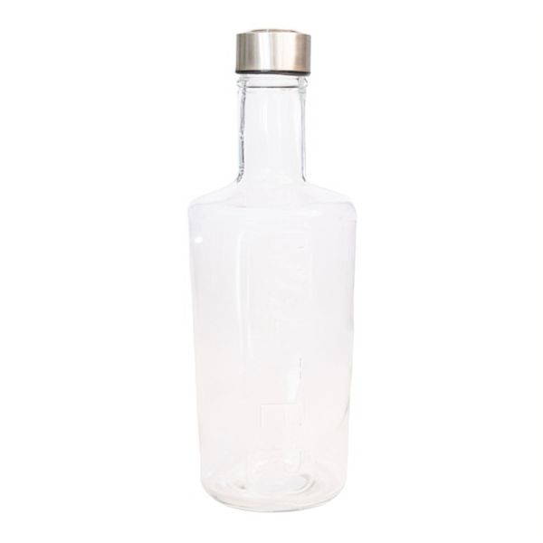 Home Classix Liquidity Glass "Water" Bottle with S/S lid - 1.0lt