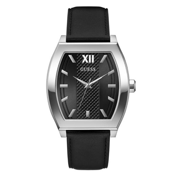 Guess Men's Black Rubber Strap Watch - GW0706G1