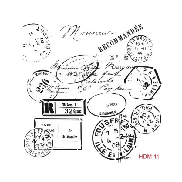 Cadence Stencil Post Stamps