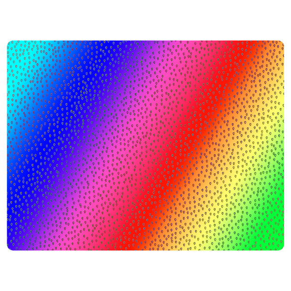 Rainbow Rain Printed Mouse Pad