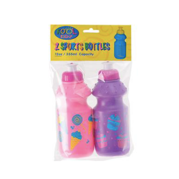 Kool Kidz - Sport Water Bottle - 355ml - 2 Pack