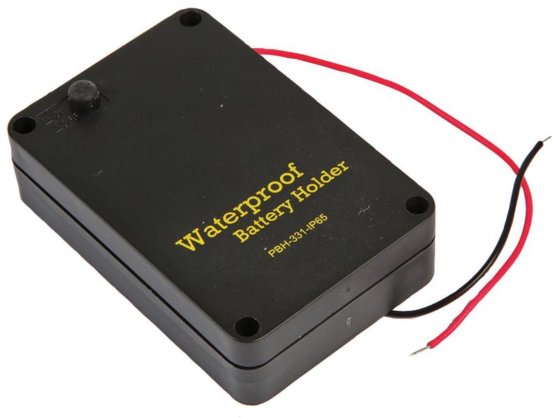 Multicomp Pro (MP000381) Battery Box, Waterproof, Wired, 3 x AA
